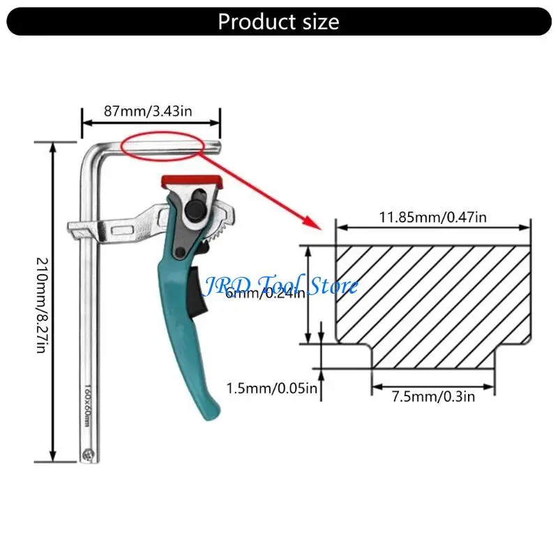 A2UD Quick Ratcheting Clamp Clamp Clamp Clamp for Guide Guide Clamping