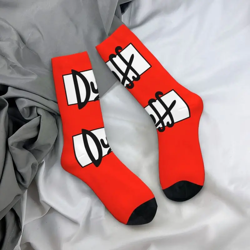 Duff Beer Dress Socks for Men Women Warm Fashion Crew Socks