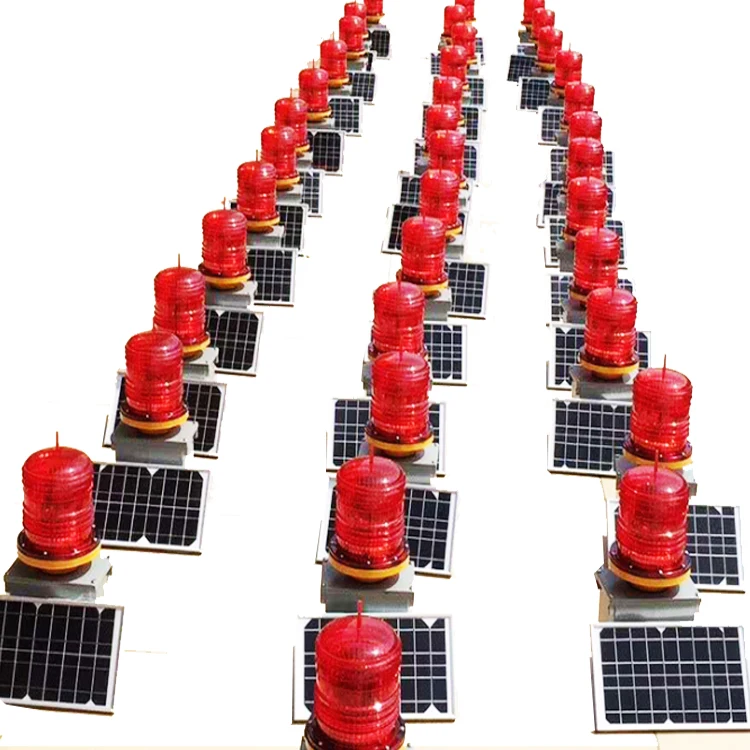 Dual Strobe 12v Panel Airport Runway Telecom Tower Medium Intensity Diode Solar Barrier