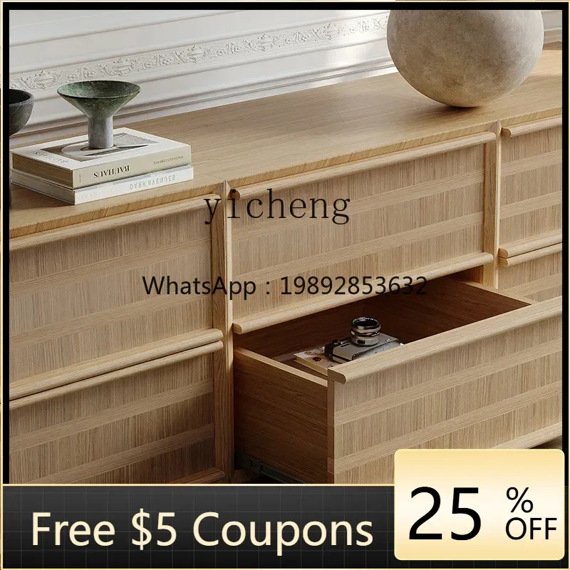 

gz- log color card door cabinet floor-to-ceiling antique retro furniture combination solid wood module chest cabinet TV cabinet