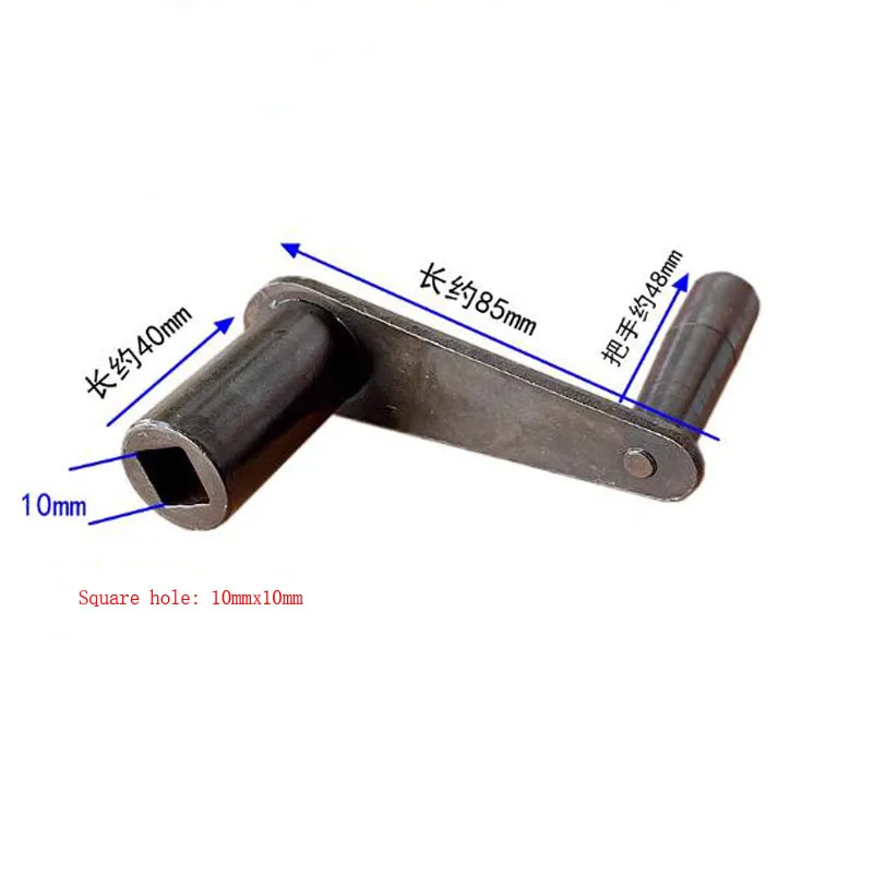 

rank handle,Z type wire handle,square hole 12*12/10*10MM for Molybdenum Wire Cut machine/milling/grinder, machine handle 1pc