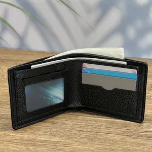 Men's Personalized Relief Leather Wallet, Short Horizontal Money Clip, Eagle Holder, Vintage 10 Main Sales Aguia - №4