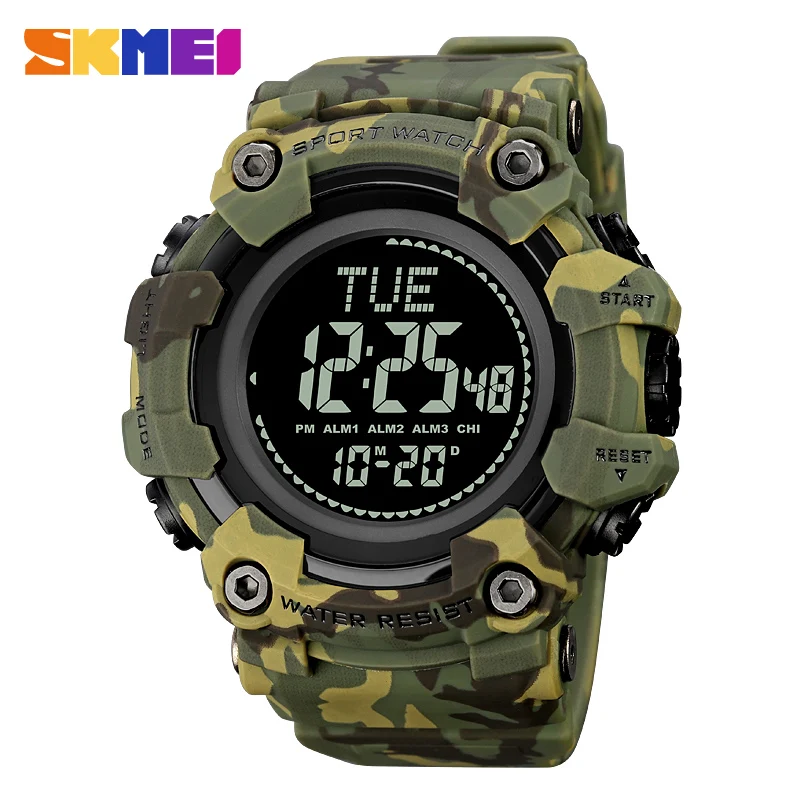 

SKMEI Fashion Waterproof Digital Men Watch Multifunction Chronograph Military Electronic LED Wristwatch Sport Male Clock Reloj