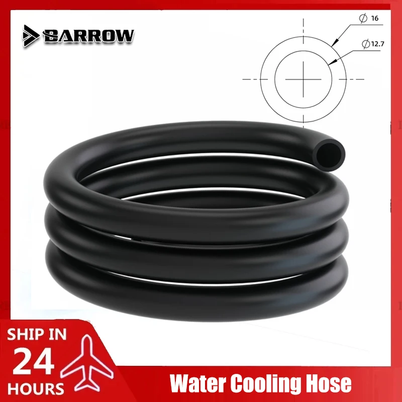 Watercooler EPDM Hose 9.8X15.9mm Flexible Flexural & Corrosion & Anti-aging Server Pro Water Cooling Pipe RGBE-T