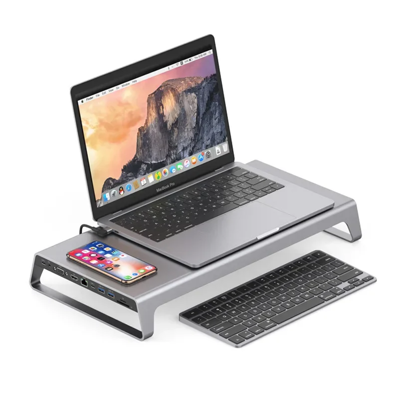 docking band, wireless charging notebook, computer multi-function base bracket Type-C docking station