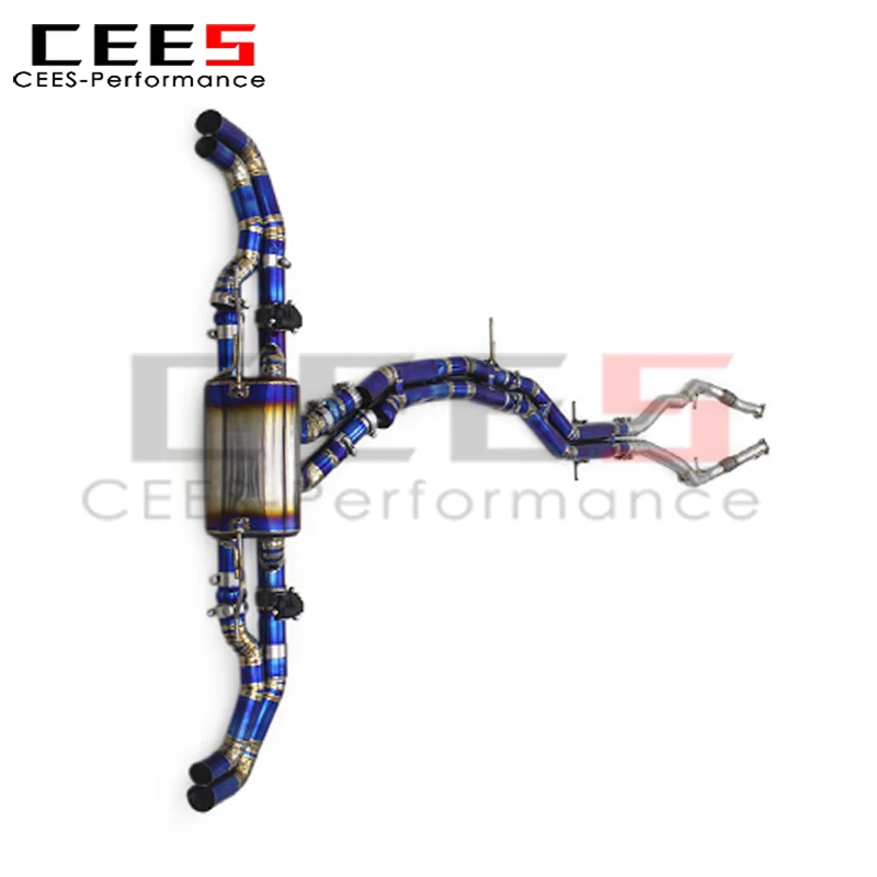 

cees for Audi RS Q8/RSQ8/Q8 2019-2023 High Performance Catback Exhaust Valvetronic Valve Exhaust Pipes Muffler System