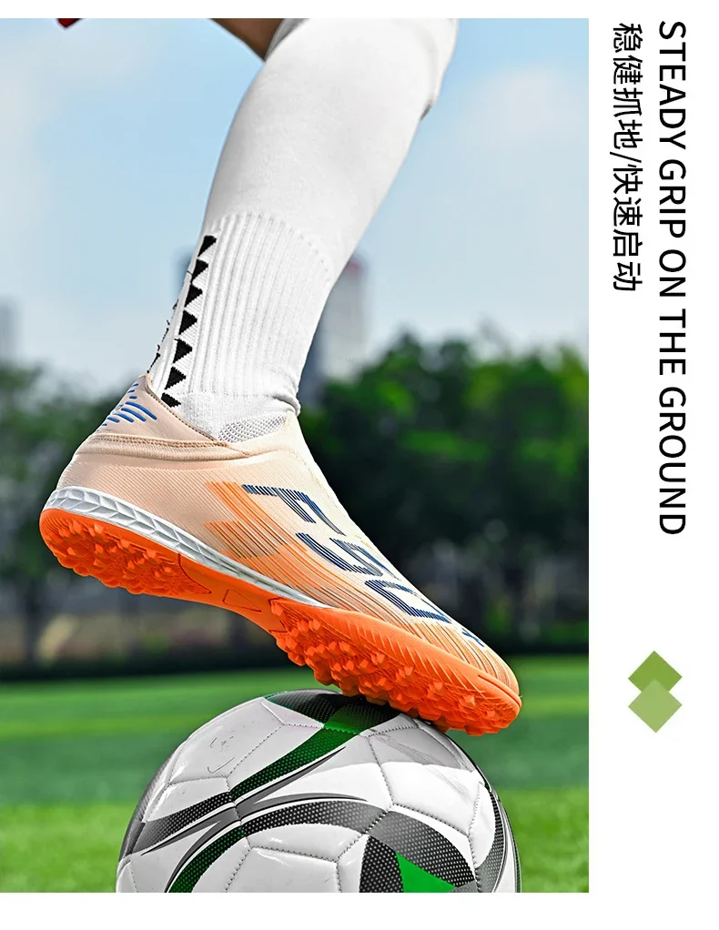 Neue ultraleichte Fußballschuhe für Herren, hochwertige, stark nachgefragte, professionelle Unisex-Fußballschuhe für Damen, TF/FG-Fußballstiefel, Futsal-Sneaker – Detail 19