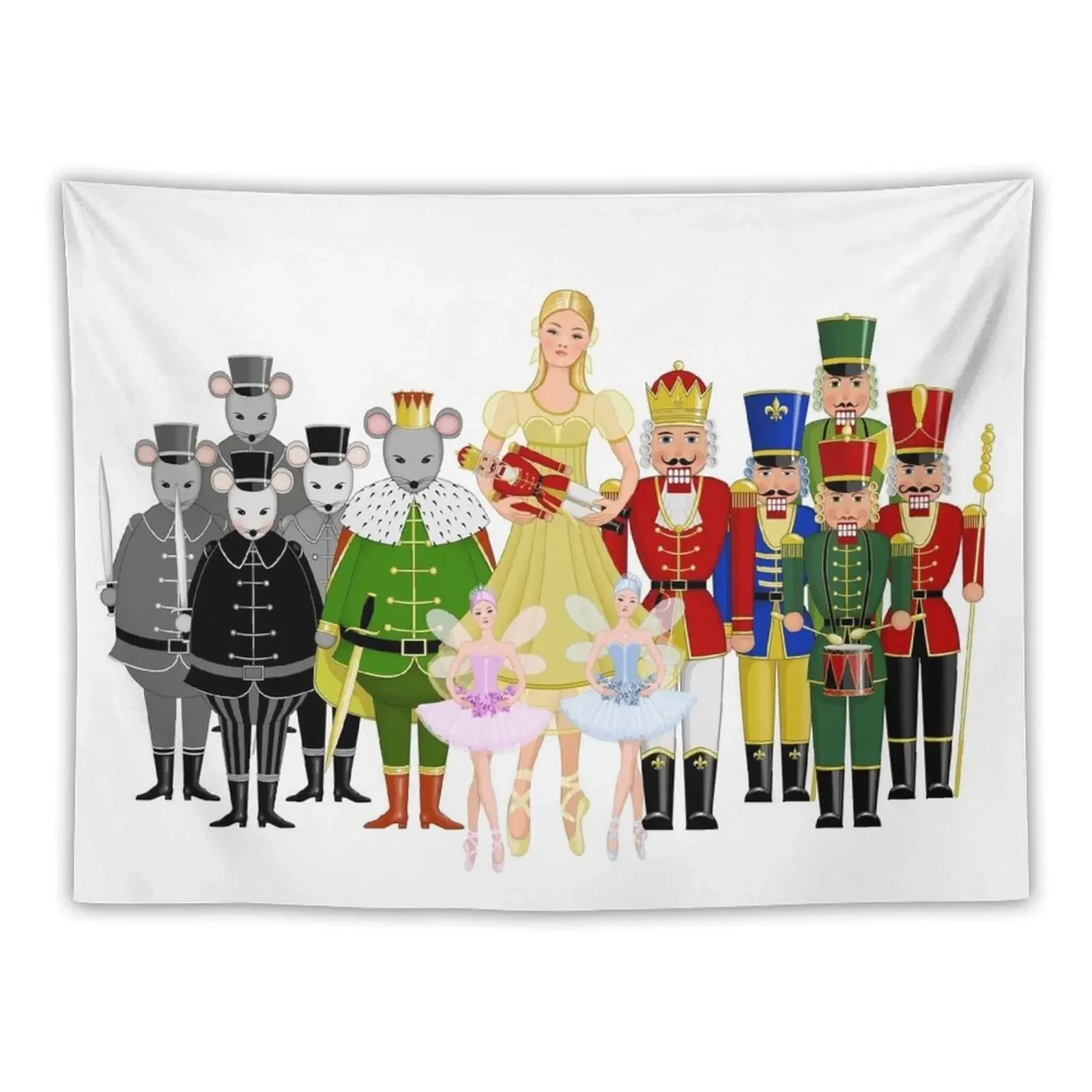 Tapiz de El Rey del Cascanueces, decoración de la habitación, estética Linda para dormitorios