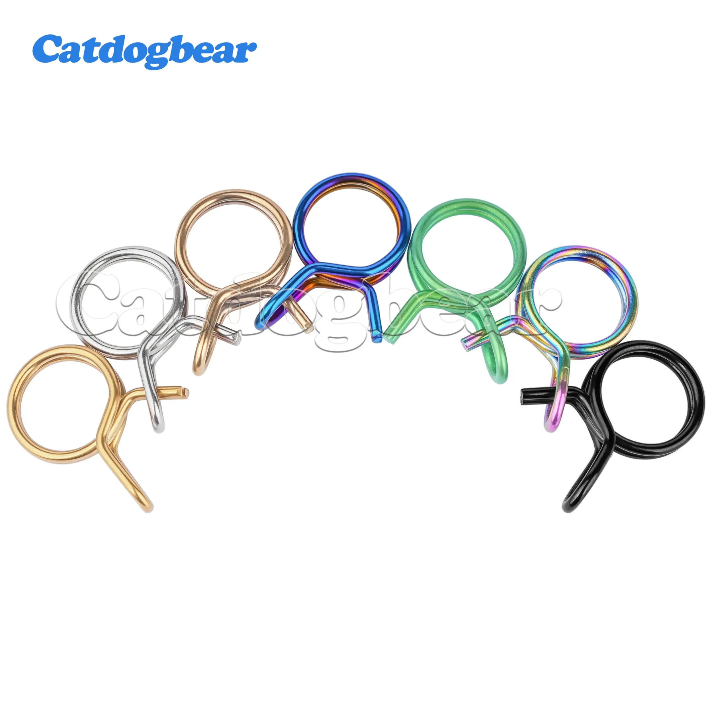 Titanium Bolts  9.8mm Titanium Alloy Oil Pipe Clamp High-Quality High-Strength Essential Motorcycle Decorative Gasket