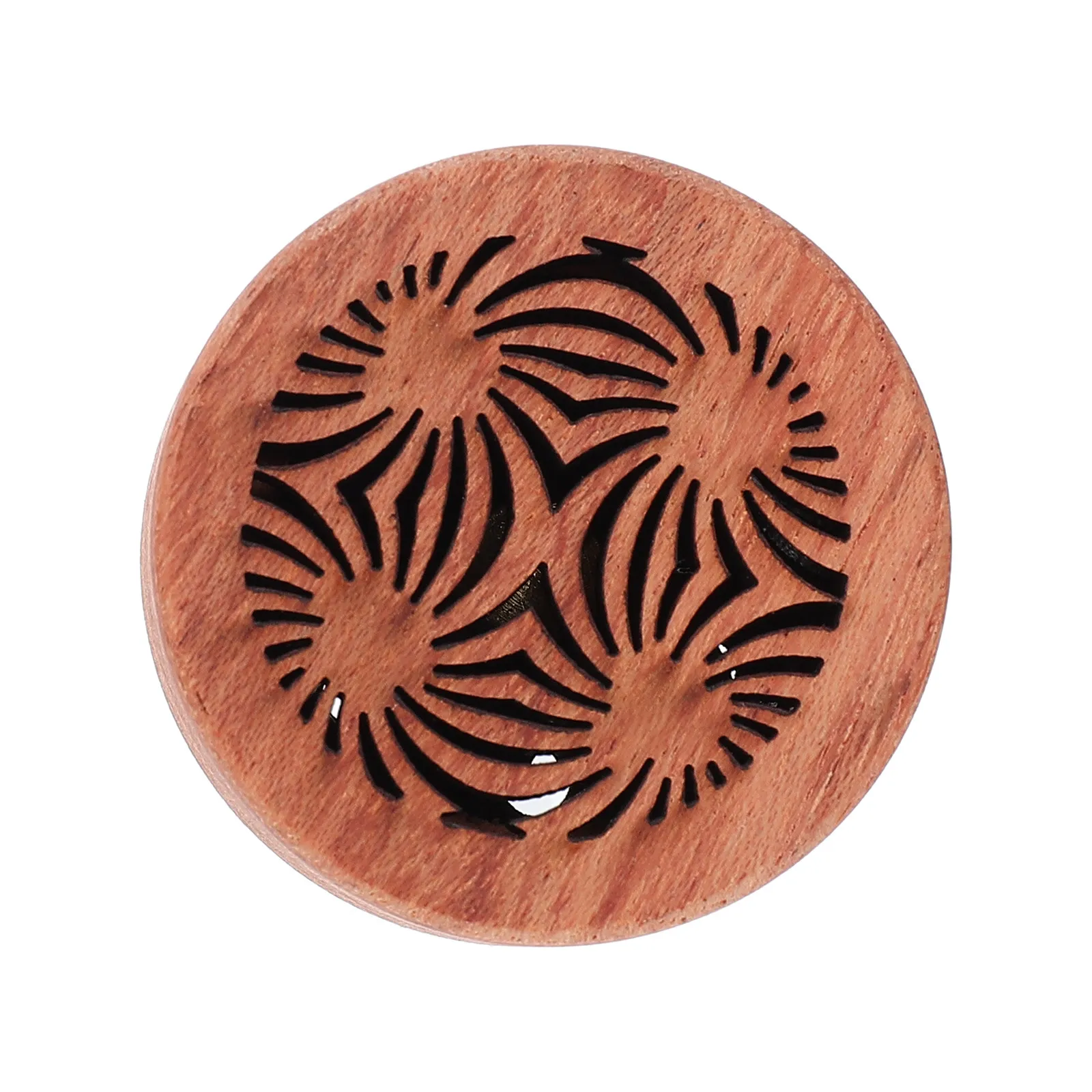 

1Pcs Car Mounted Wooden Diffuser Natural Rosewood Essential Oil Aroma Diffuser for in Car Air Purifying Stress Relief Decor