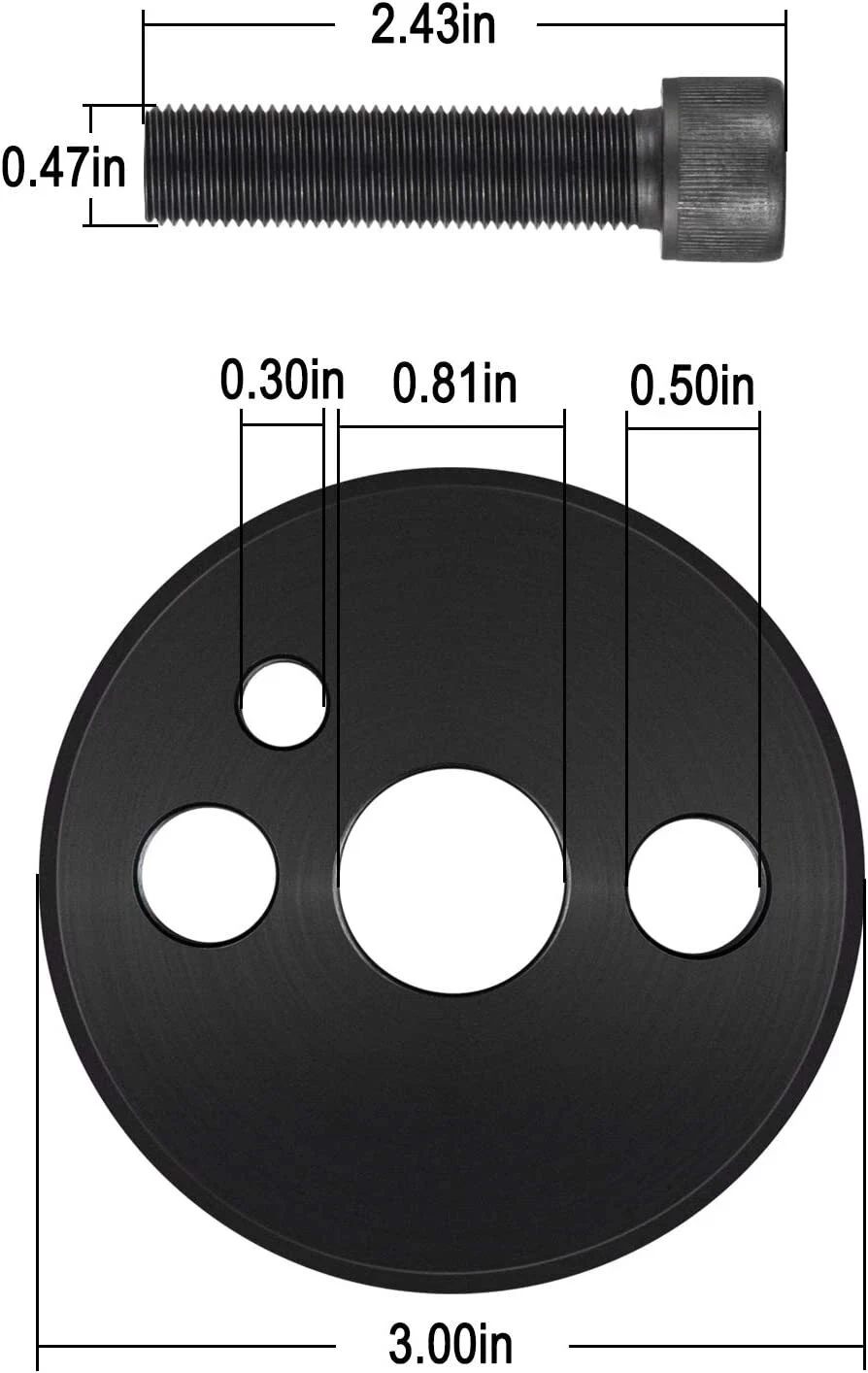 For 1989-2016 Dodge Cummins - Crankshaft Front Cover Seal Installation & Removal Tool Kit with Wear Sleeve Installer