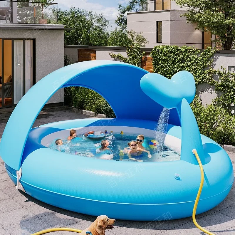 Inflatable Bath Bucket Children's Household, Thickened Baby Baby Large Inflatable Pool