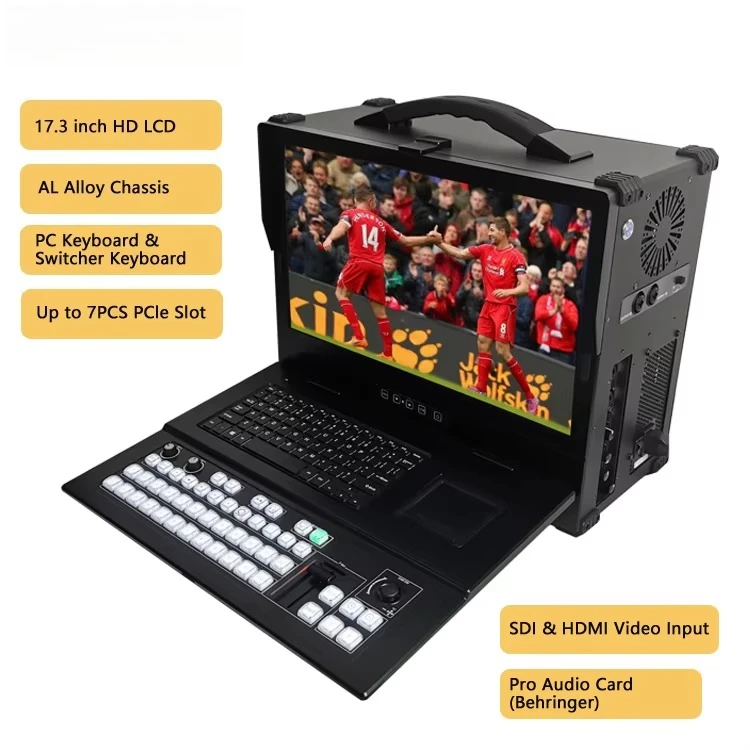 HD-Eingang Broadcasting Studio TV-Station mit Programmaufzeichnung Live-Streaming Radio- und TV-Übertragungsausrüstung