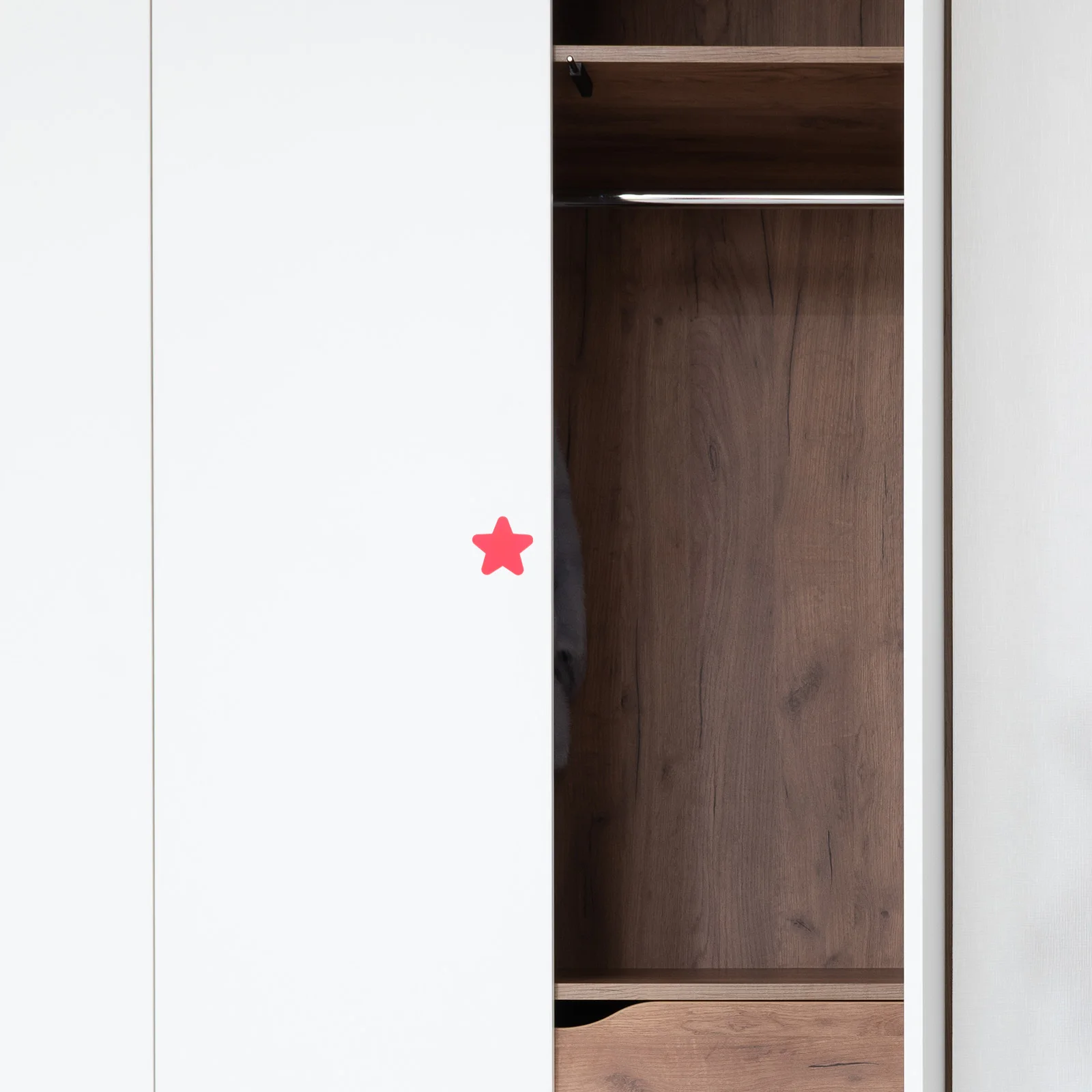 

6Pcs Star Shaped Knobs for Dressers Wardrobes Cabinets Charming Playful Unique Element in Home Decoration Wardrobe Door Handles