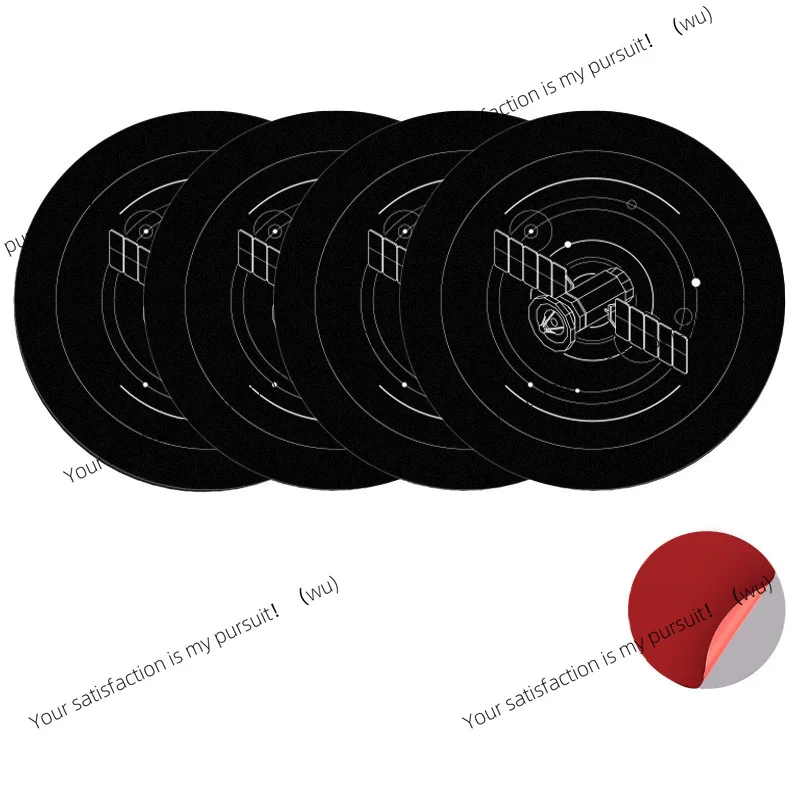 The third-generation magnetic base patch glass roof magnetic suction bracket with adhesive-backed metal magnetic sheet 4 pieces