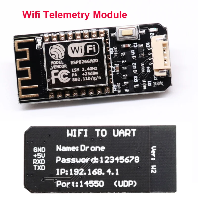 

Wireless Wifi Radio Telemetry Module With Antenna for New MAVLink2 for Pixhawk APM Flight Controller FPV Drone Smartphone Table