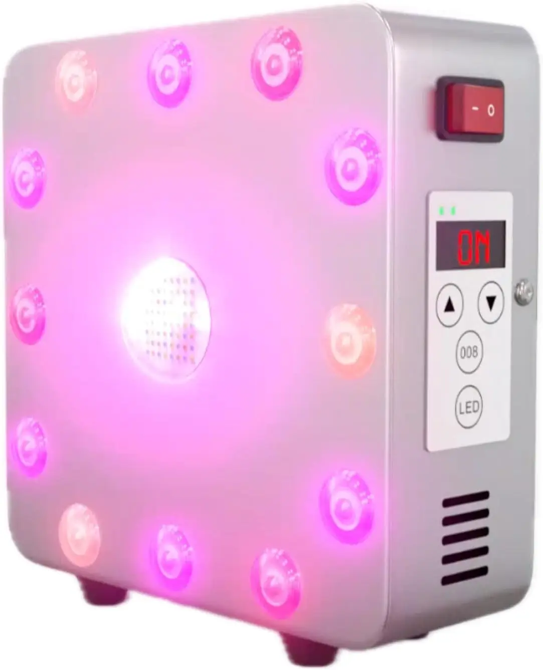 Red Light Therapy Lamp for Face & Body, 630nm 670nm 830nm LED, Portable Home Skincare Device, Supports Recovery & Wellness
