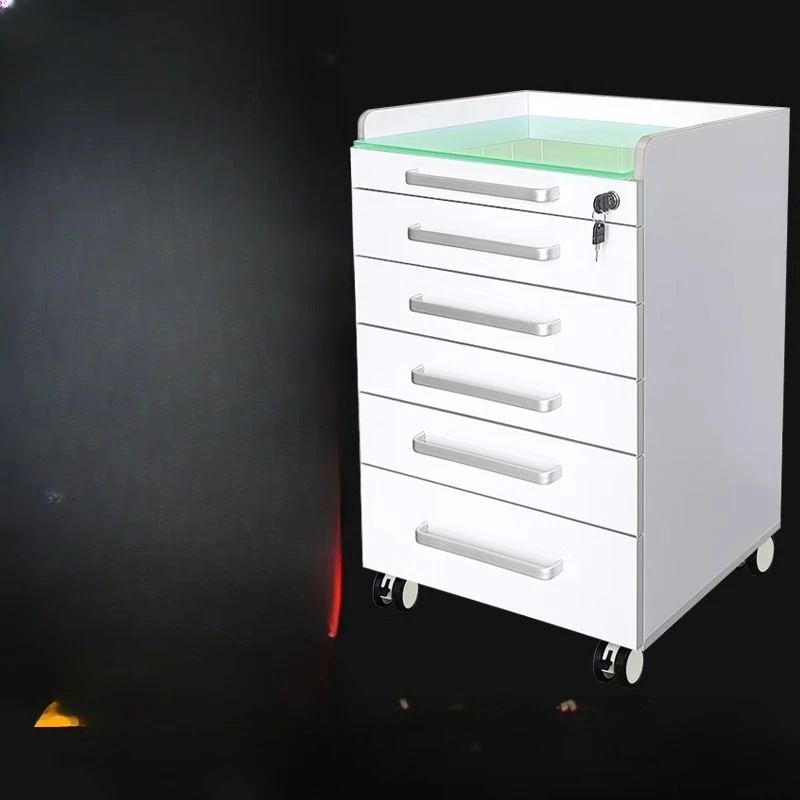 

Mobile side cabinet, stainless steel cabinet, beauty cabinet