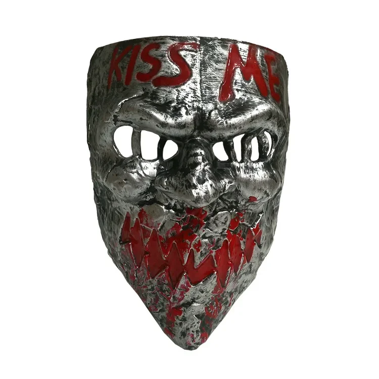 Graffiti töten mich Maske Smiley-Maske menschliche Entfernung Plan Maske alte Männer und Frauen küssen mich Maske Halloween-Maske Voll gesicht Cosplay-Maske – Detail 19