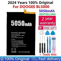 100% Original BL5000 5050mAh In Stock NEW Battery For DOOGEE BL5000 Mobile Phone High Quality Batteries + Free Tools