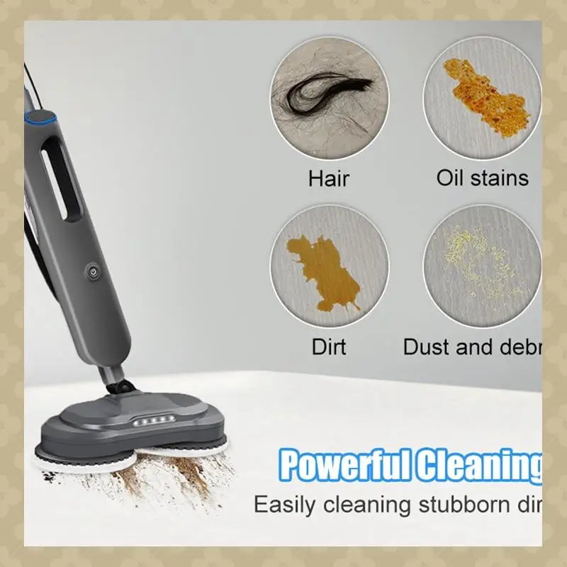AB45 6Pcs For Bissell Spinwave Scrubbing Steam Mop  Replacement Pad Reusable Mop Pads For 3897A 3712 Hard Floor Cleaning Kit