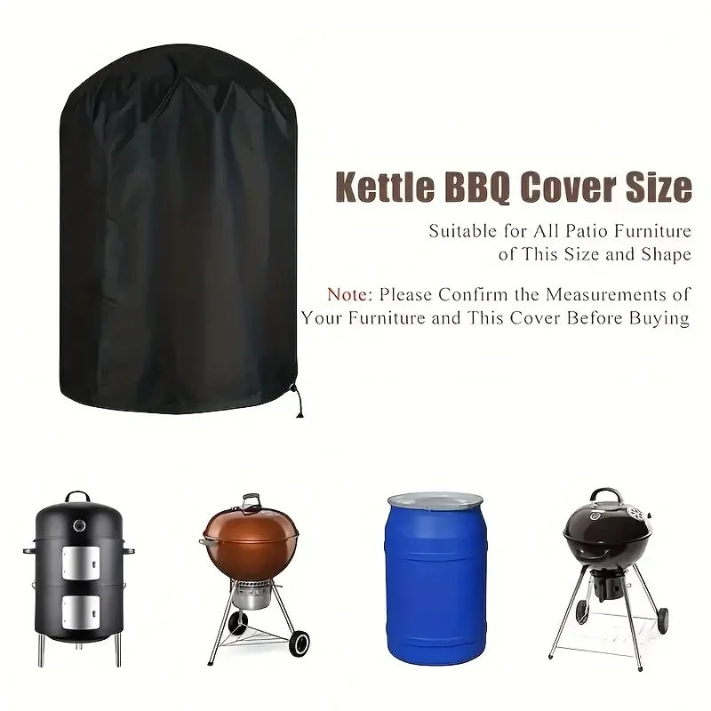Copertura per griglia per barbecue in poliestere resistente: protezione per barbecue da esterno impermeabile e antipolvere, accessori per barbecue