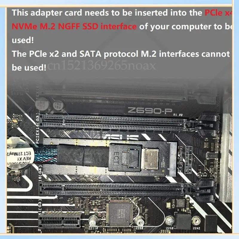 

-SPOR M.2 Nvme Pcie To Oculink Female Dock SFF-8612 Adapter M.2 Mkey Nvme To Oculink SFF-8611 SFF-8612 Adapter