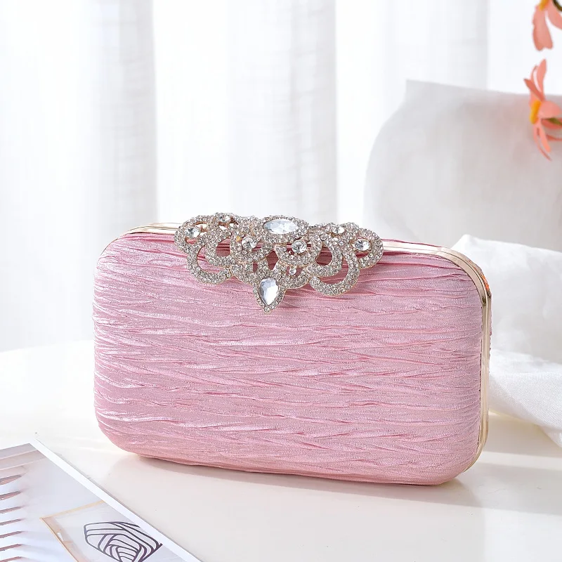 Caja de regalo, bolso de mano Minaudiere de Metal, bolsos de noche blancos, bolsos de mano para mujer, bolso de fiesta de alta sociedad, bolsos de mano para novia, bolso de mano para boda