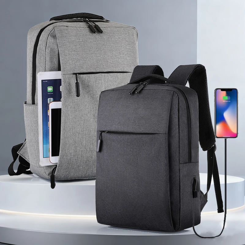 

Laptop Backpack Large Capacity Business Laptop Computers Bag With USB Charging 15 inch Multi-pockets Travelling Men's Backpack