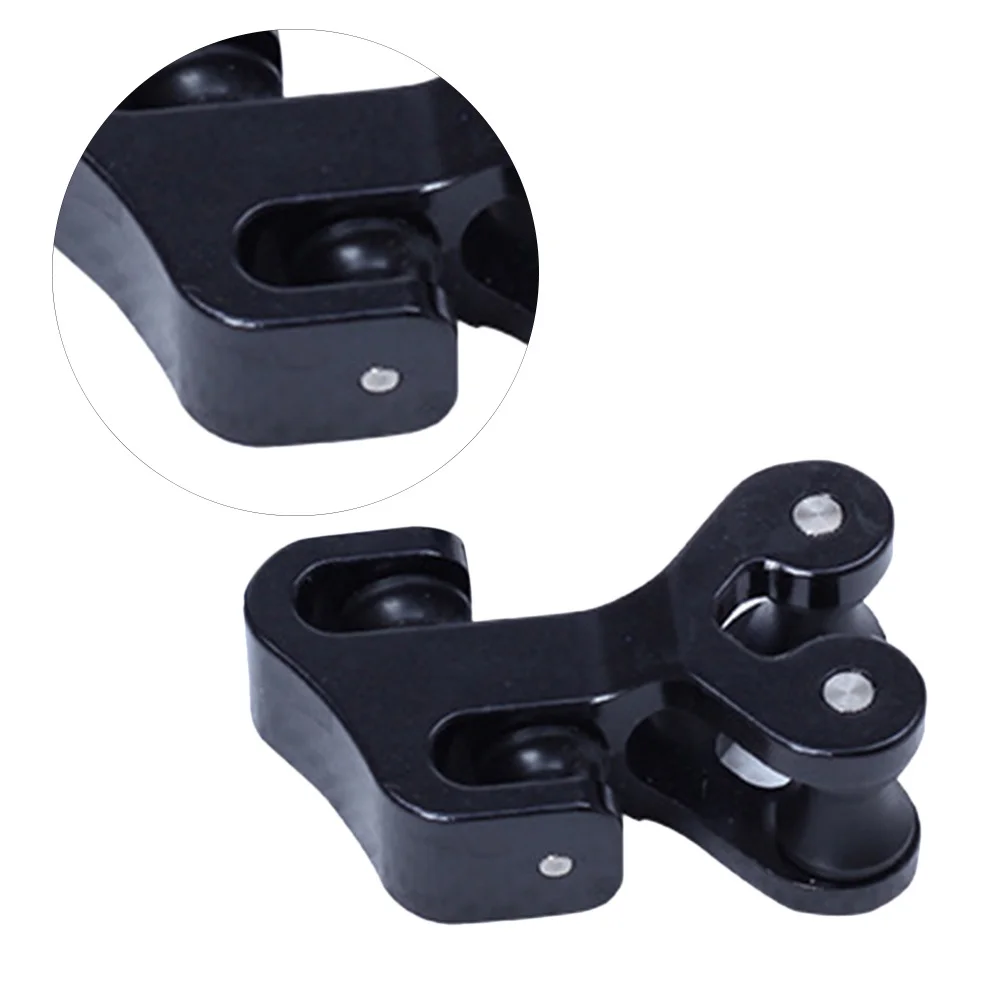 

Aluminum Compound Bow Cable Slide Black Ultra Low Friction Wheel Smoothest Glide Reduces Firing Noise Easy Install