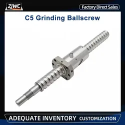 C5 Ballscrew SFS1205 SFS1210 SFU1605 Customized End Machined CNC Parts BallNut Housing BKBF Mode Use For 3D Printer Ball Screw
