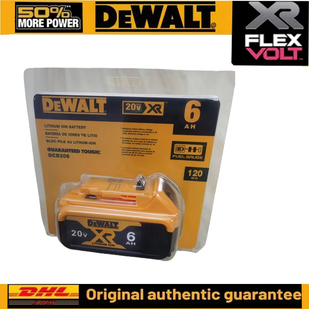 

New packaging genuine Dewalt DCB200 20V battery, charger, Dewalt DCF900 cordless power tool battery rechargeable battery,