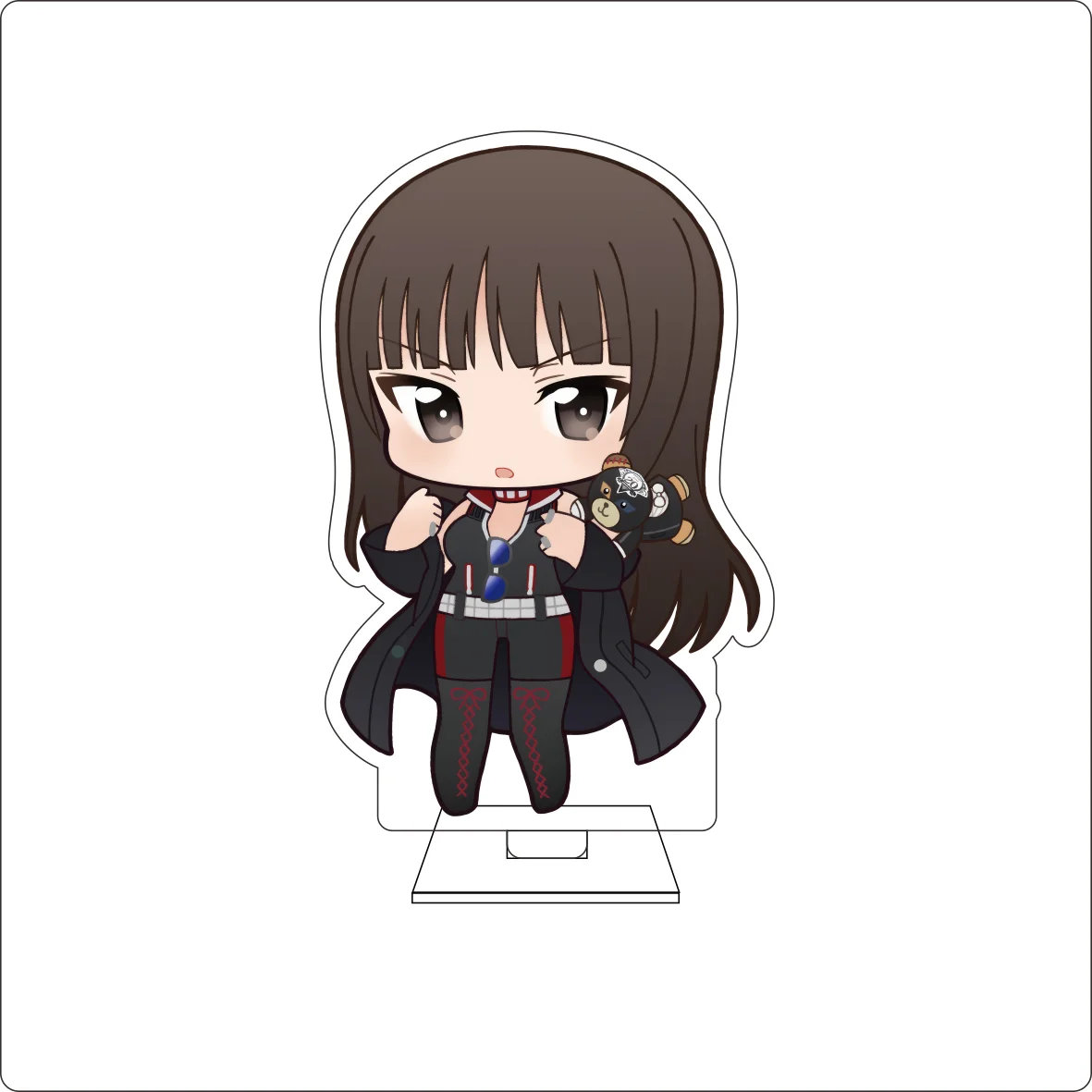 10CM Anime ‌GIRLS und PANZER Cosplay Cute Acrylic Figure Stand Plate Isuzu Hana Takebe Saori Nishizumi Miho Ornaments Gifts view 5