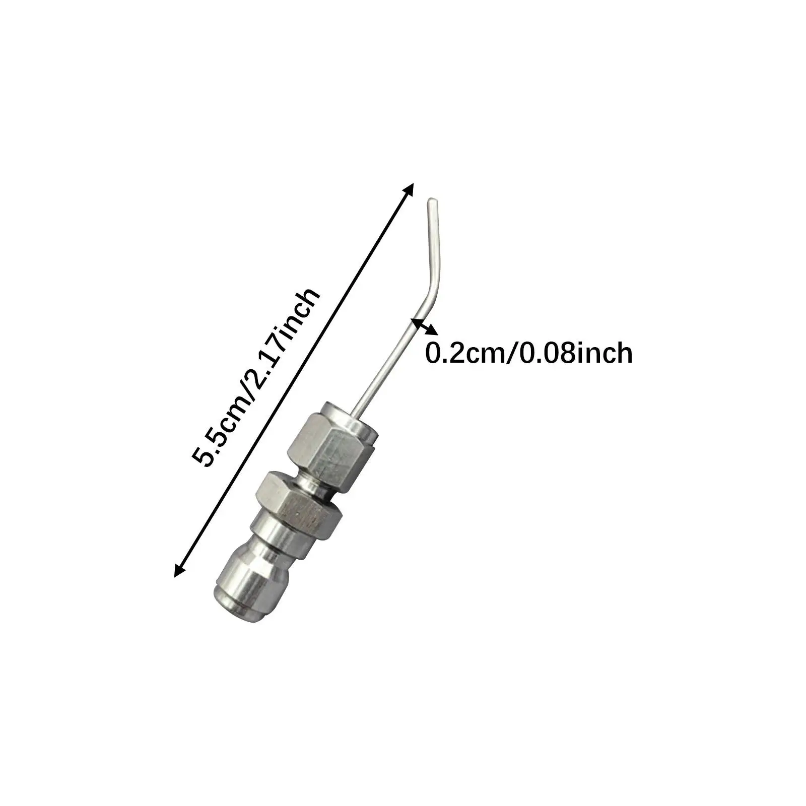 

High Pressure Cleaning Machine Flush Kit Stainless Steel Washer Nozzle Replacement for Washing Machine Faucet Connection