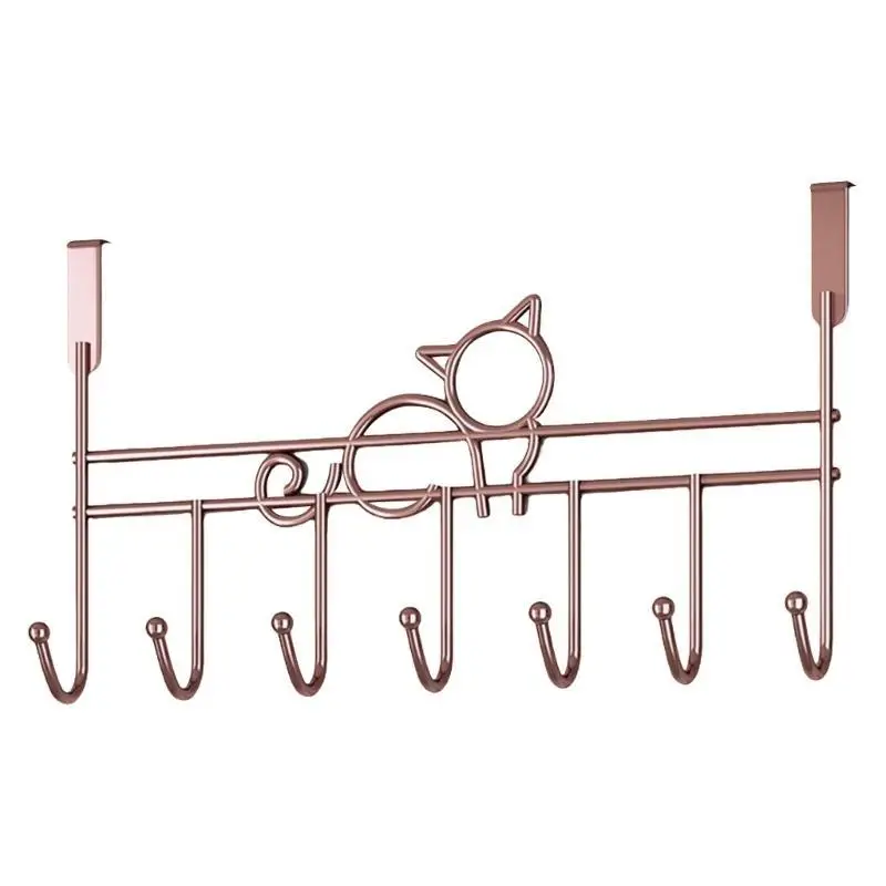 652F Sturdy No Drilling Cats Themed Hook for Hanging Small Items Living Spaces