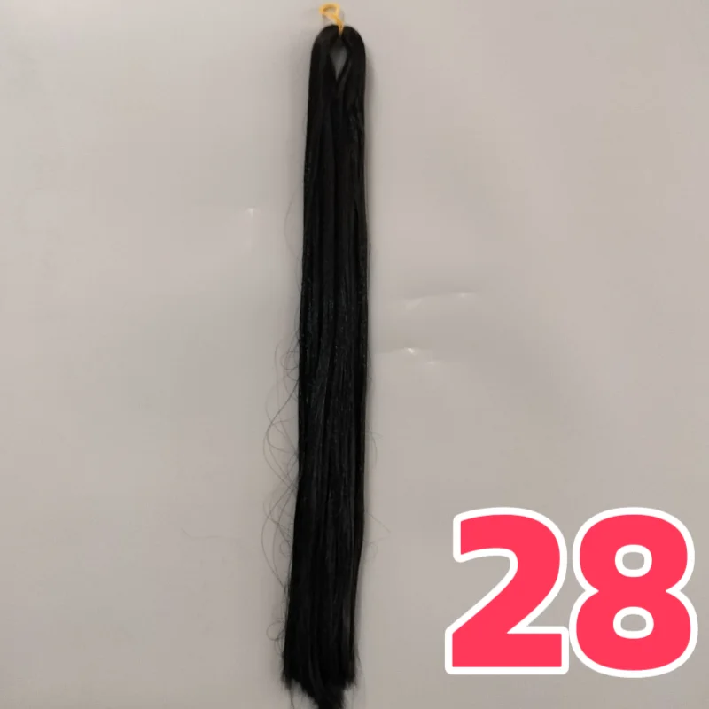 Bjd-Puppe, 80 cm, Haar, rohe Synthese, Milchseide, Anti-Mohair-Perücke, gefälschter Handhaken, Transplantationsmaterial, weiche Puppenperücken