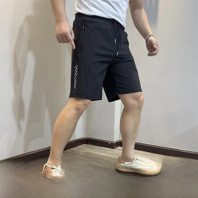 

Profional Outdoor Fitn Men's Qui Dry Elastic Sport orts Summer New Arrival Youthful Casual Pure Color Training Pants