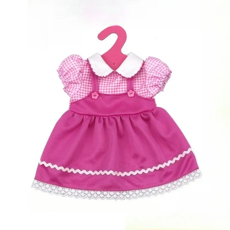 

Одежда для куклы-реборн 18 дюймов (43 см), реалистичная кукла-младенец, розовое платье, игрушка для детей для игры в домик.