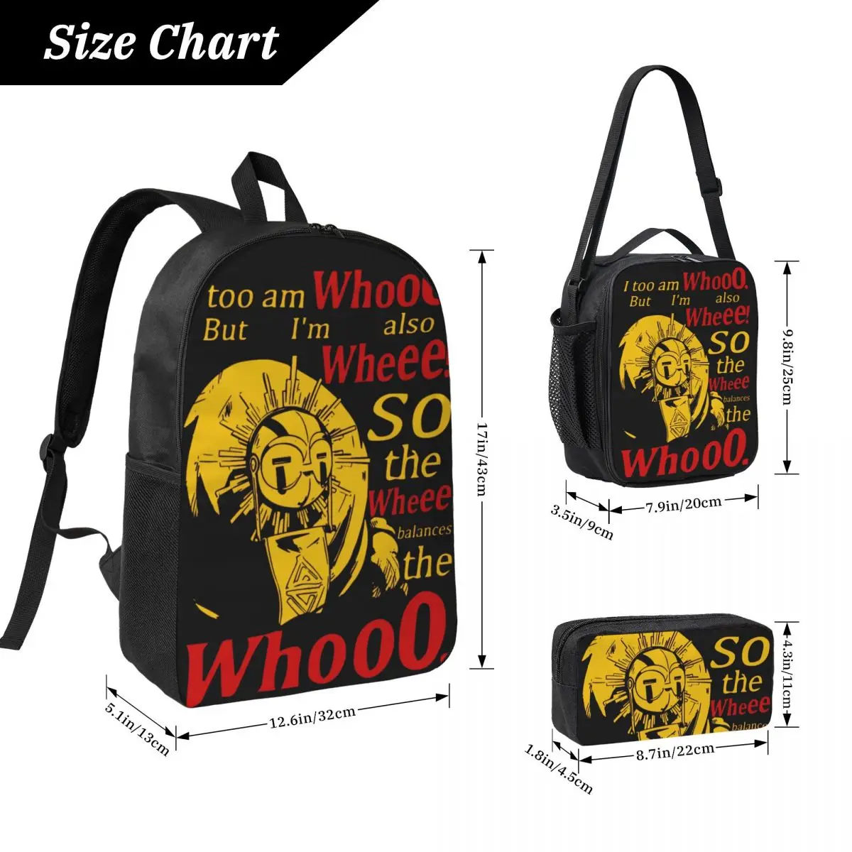 Clair Obscur- Expedition 33 School bags Set for Children Pencil Boxes Backpack Sets with Lunch Box For School Students Daypack