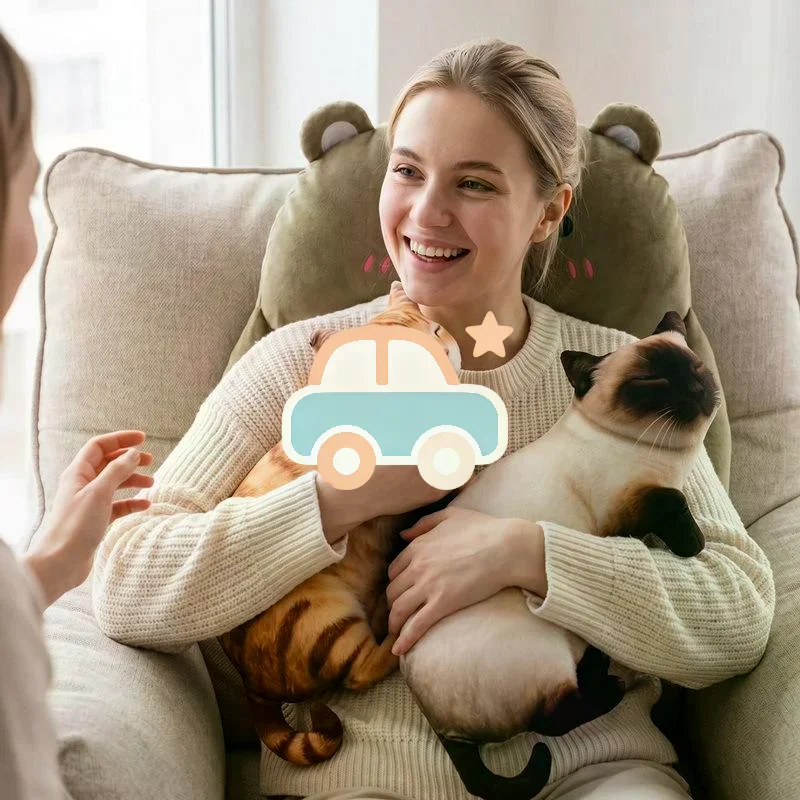 Realistic Pig Stuffed Plush Pillow Soft 3D Printed Skin Friendly Fabric For Sofa Sleeping Cuddle Home Decor Kids Gift