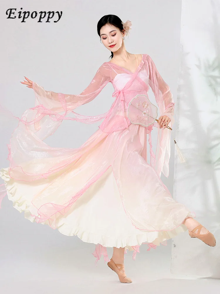 Classical dance big skirt performance costume