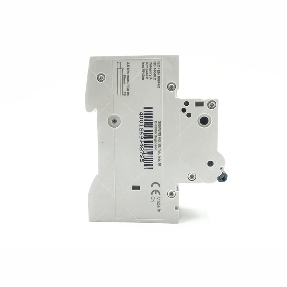 For Siemens 5SY5210-7CC 2P 10A 440V Guide Rail Installation Mini Circuit Breaker