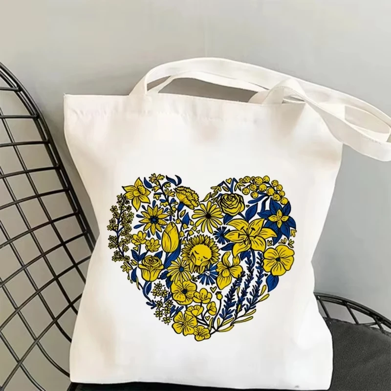 

Sunflowers Pringting Canvas Tote Bag Cartoon Shoulder Bag for Women & Men Large Capacity Harajuku Shopping Handbag Perfect Lift