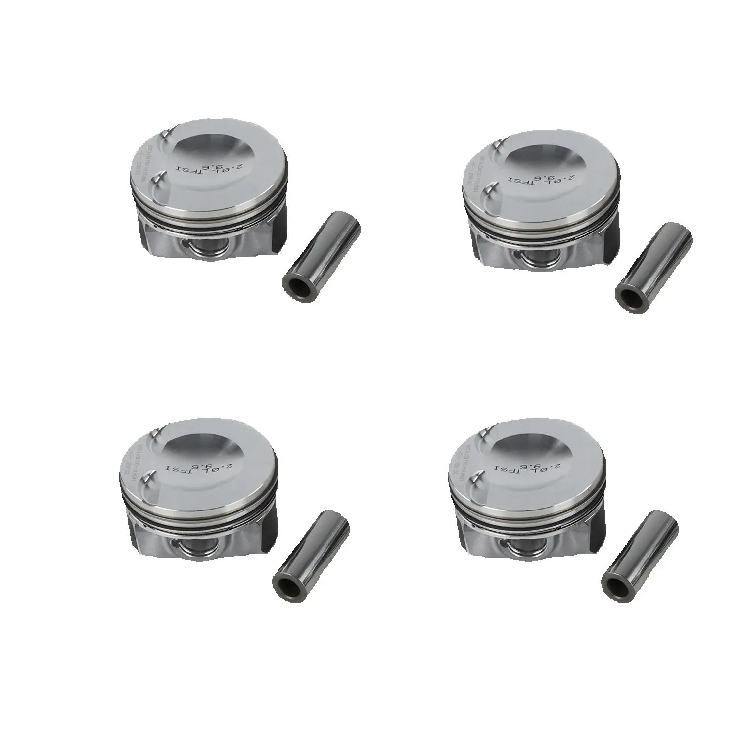 4PCS Piston Assembly Set 06H107066AF FOR Volkswagen Audi 2.0T EA888 Gen2 2005-2016