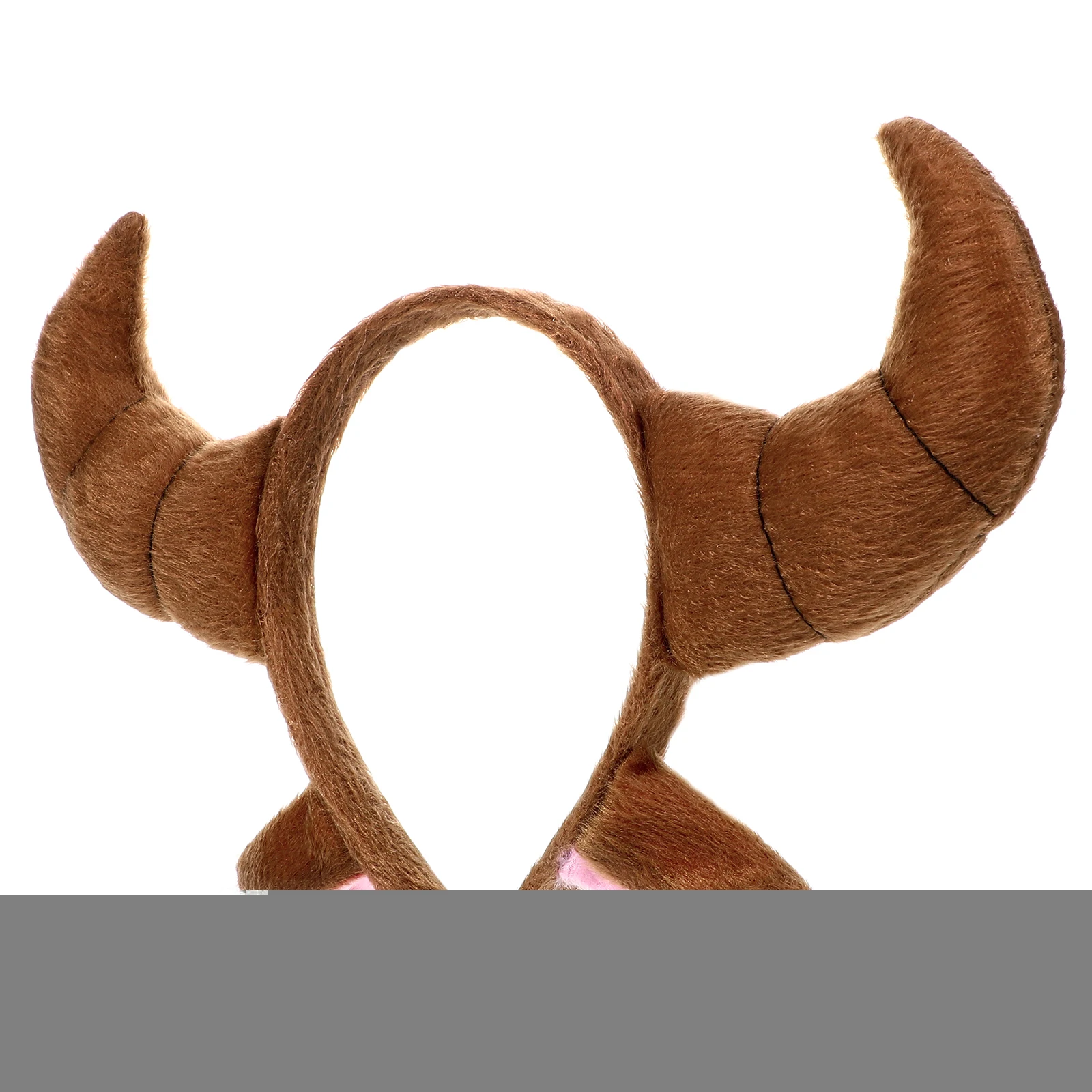 

Animal Ear Headband Ox Horn Hair Band Festival Headdress Cosplay Costume Accessories Elastic Material Kids Adults Size Photo