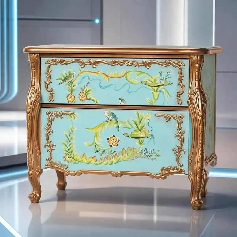 American Rural Style Painted Porch Cabinet Entryway Storage Hall Tree Small Apartment Living Room Decorative Side Console