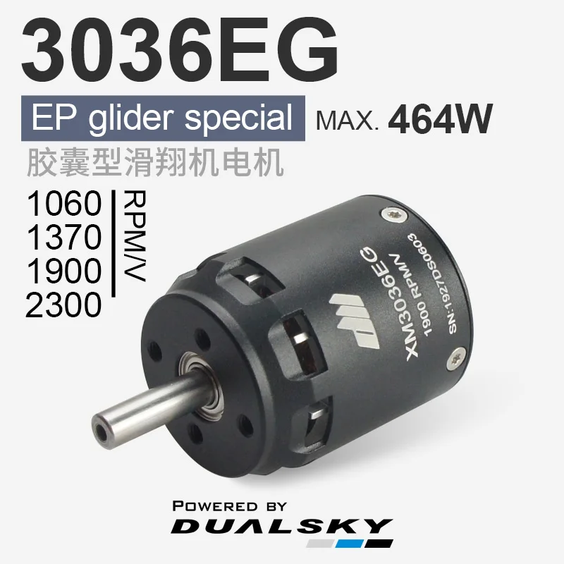 

Бесщеточный двигатель DUALSKY XM3036EG 3036EG 3036, аэромодель планера F5J P5B, розетка заднего провода для модели авиации