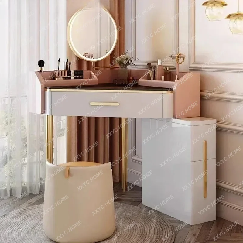 XX  Luxury Storage Vanity Table Modern Luxury Girl Makeup Vanity Table Bedroom  Penteadeiras De Maquiagem Home Furniture
