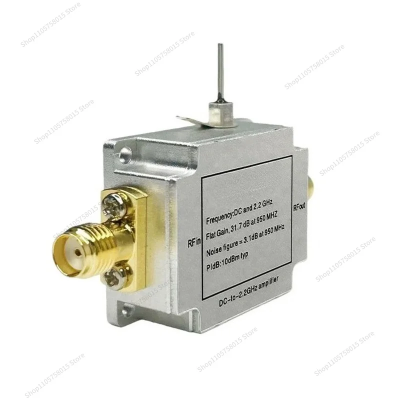 For WA02 microwave amplifier 0-2.2 GHz noise figure 3.1dB stable