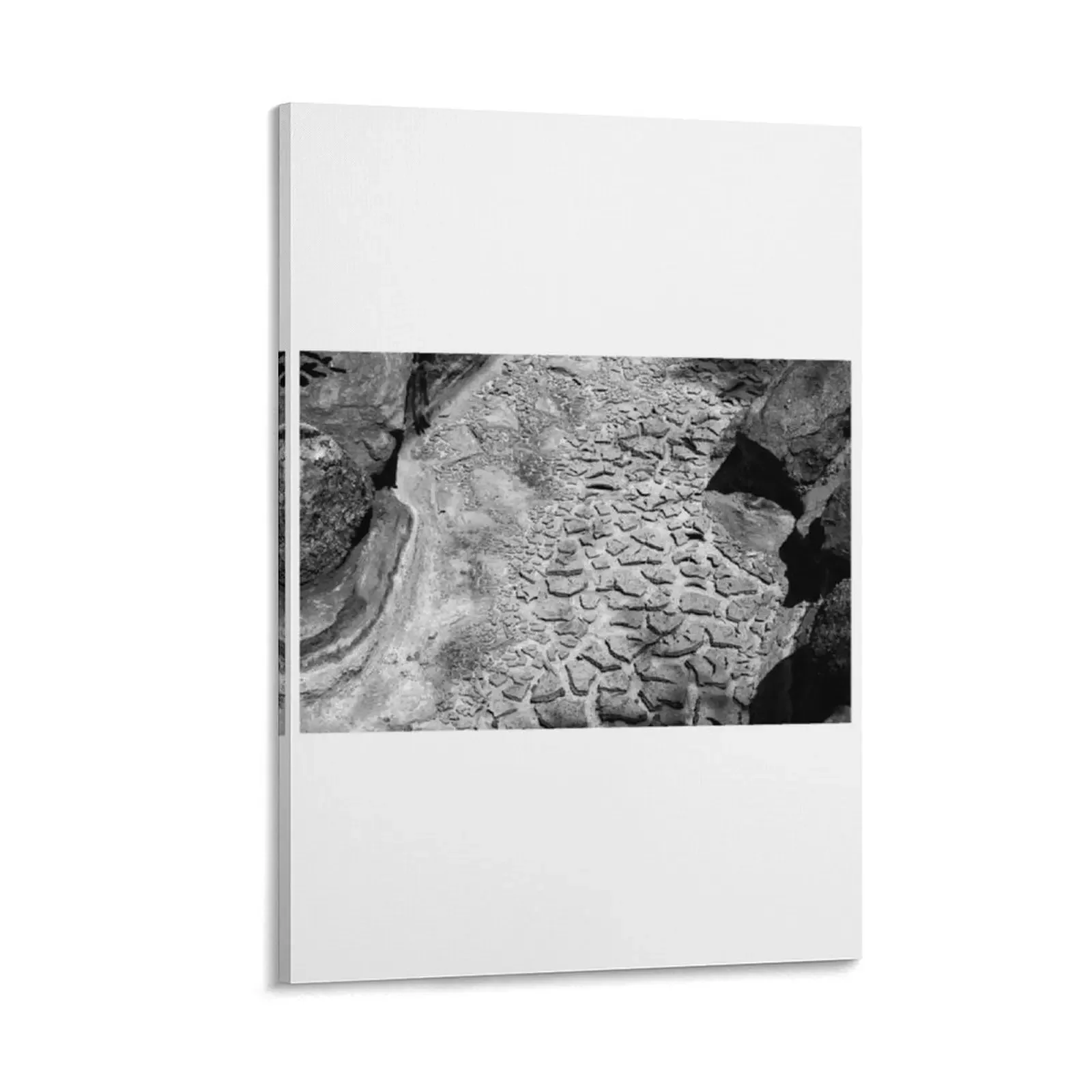 

Dried-up water feature (black and white) Canvas Painting Decoration wall bedroom decor room decorations aesthetic